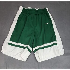 Nike Dri-Fit Basketball Shorts Mens Small Green Lightweight Drawstring‎ Baggy